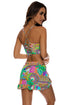 Luli Fama Positano Square Neck Corset Top